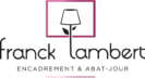 logo de l'entreprise Franck Lambert, encadrement et abat-jour